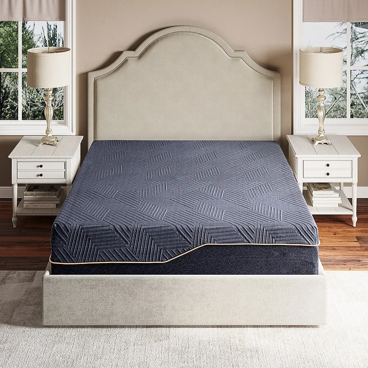 Copper 14" Memory Foam Mattress for Back Pain, Therapeutic Medium Mattress, Cooling Gel Mattress
