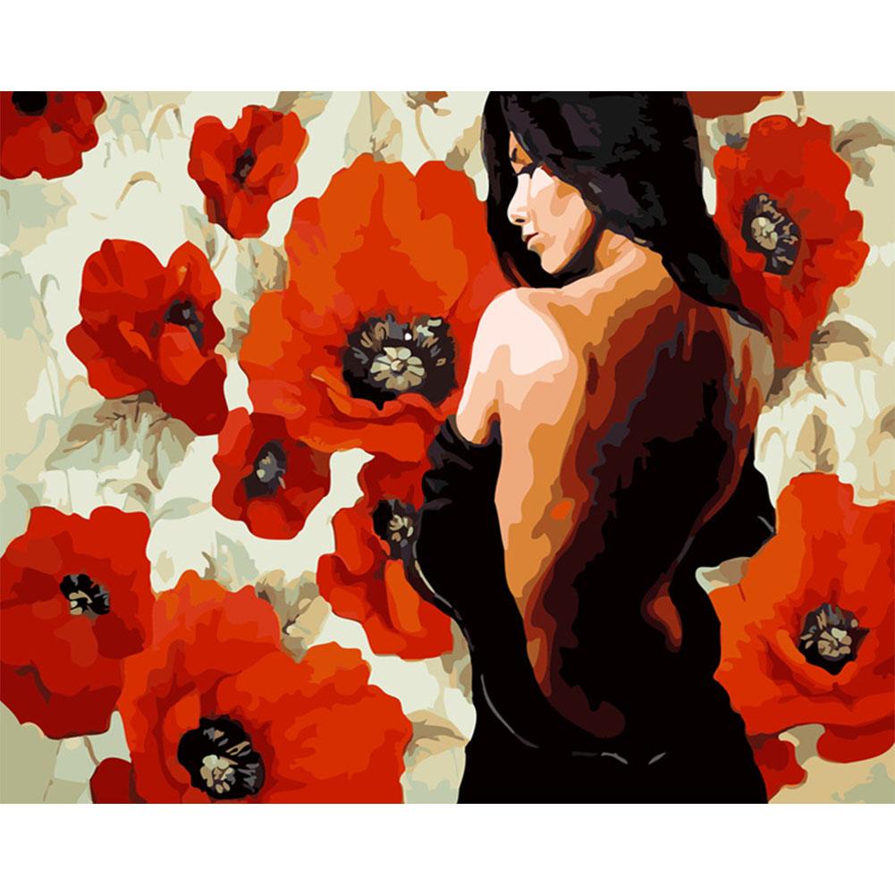 

40x50cm - Paint By Numbers Beauty Flower, 501 Original