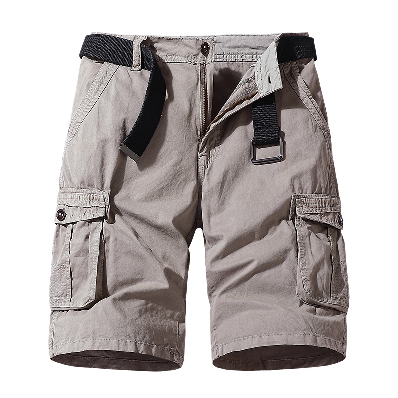 Men's Shorts Multi-pocket Workwear Casual Cotton
