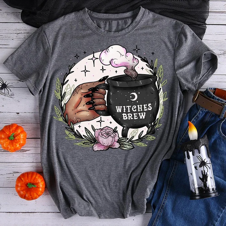 Witches Brew Halloween T-Shirt-06878