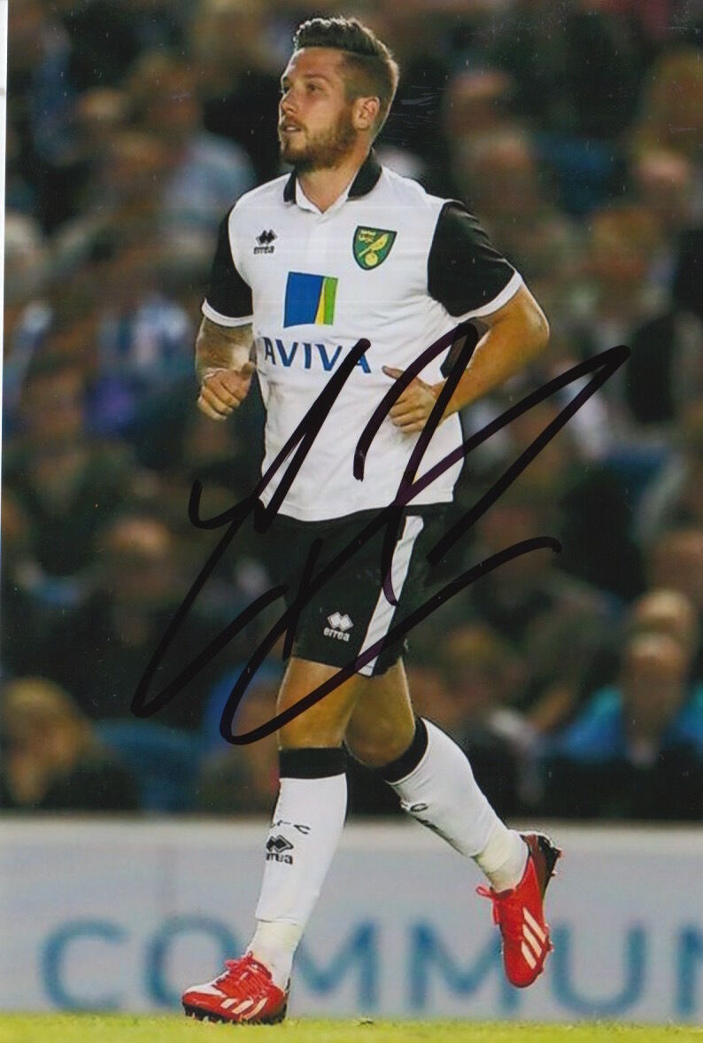 NORWICH CITY HAND SIGNED JACOB BUTTERFIELD 6X4 Photo Poster painting 1.