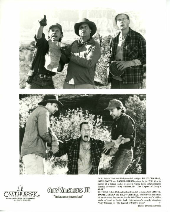 Billy Crystal Jon Lovitz Daniel Stern City Slickers 2 Original Press 8X10 Photo Poster painting