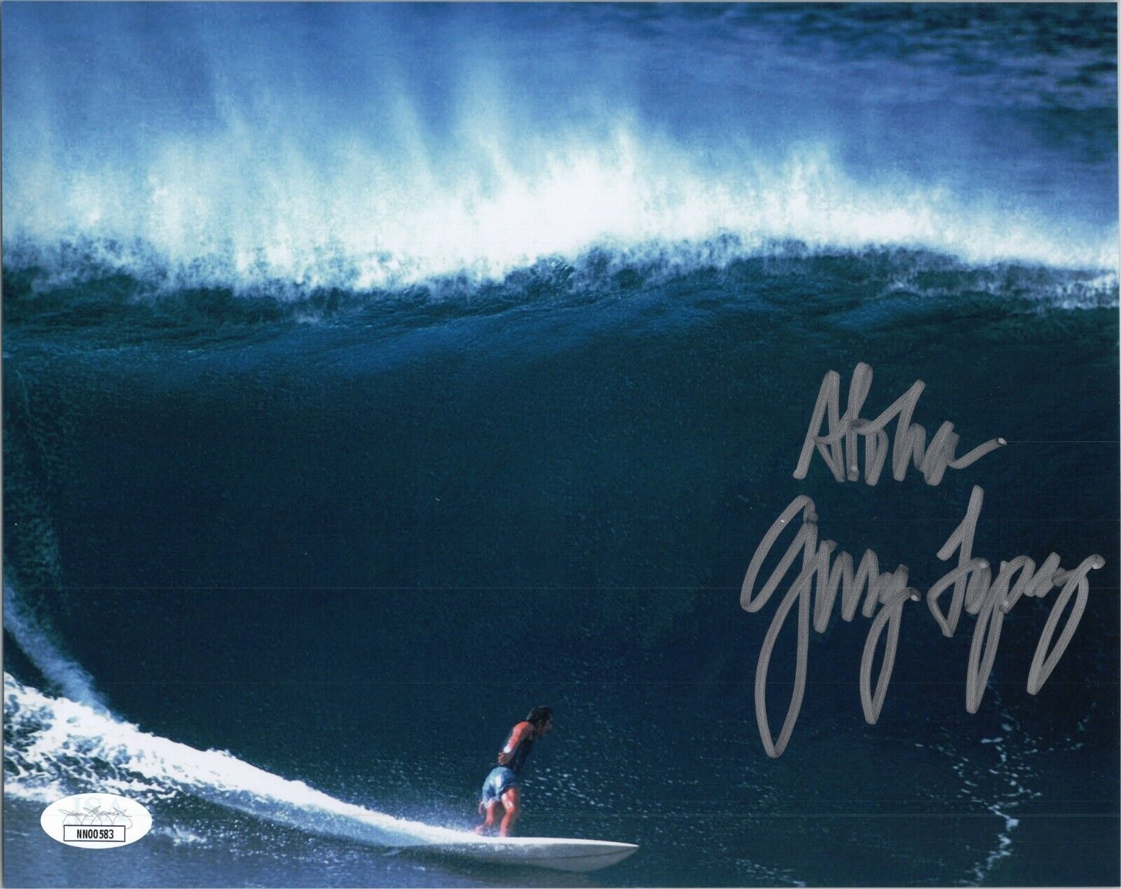 GERRY LOPEZ Authentic Hand-Signed Mr. Pipeline ~ SURFING