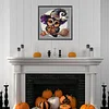 Diamond Painting - Partial Special Shaped Drill - Halloween Owl(Canvas|30*30cm)