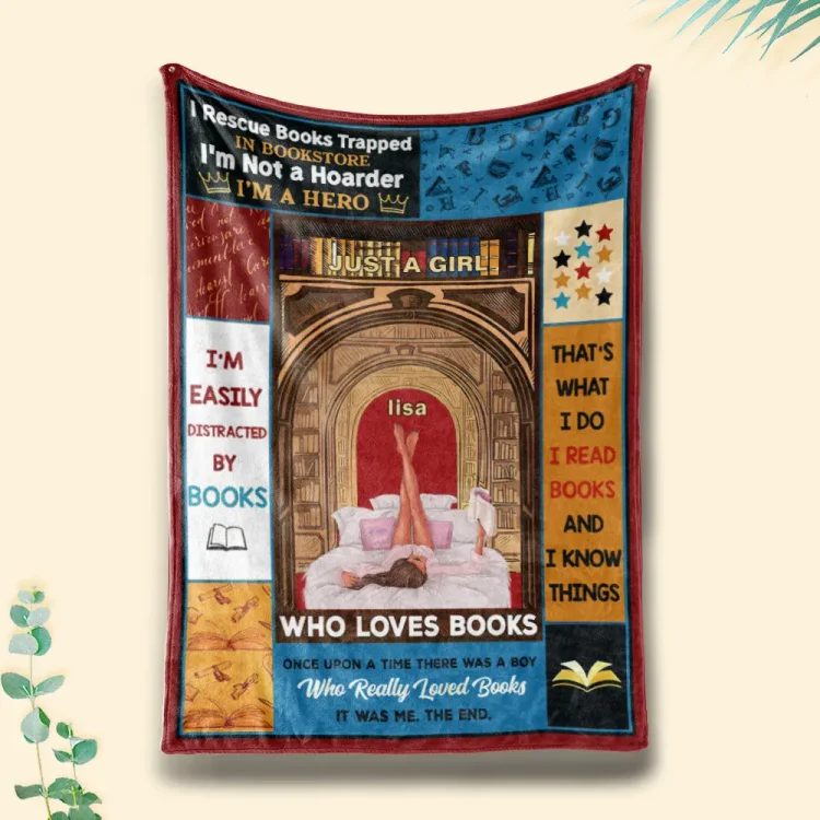  I'm Not A Hoarder - Gift For Book Lovers - Personalized Custom Blanket