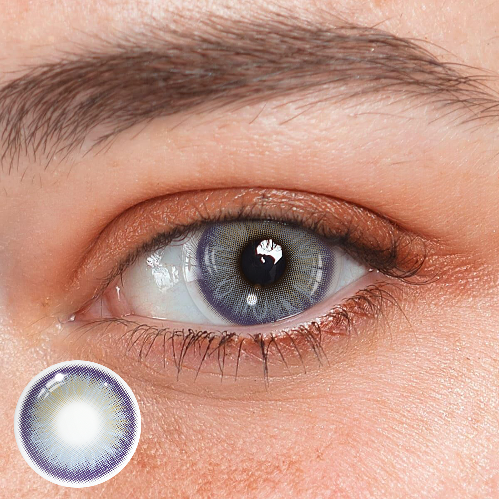 Melania Blue Coloured Contact Lenses