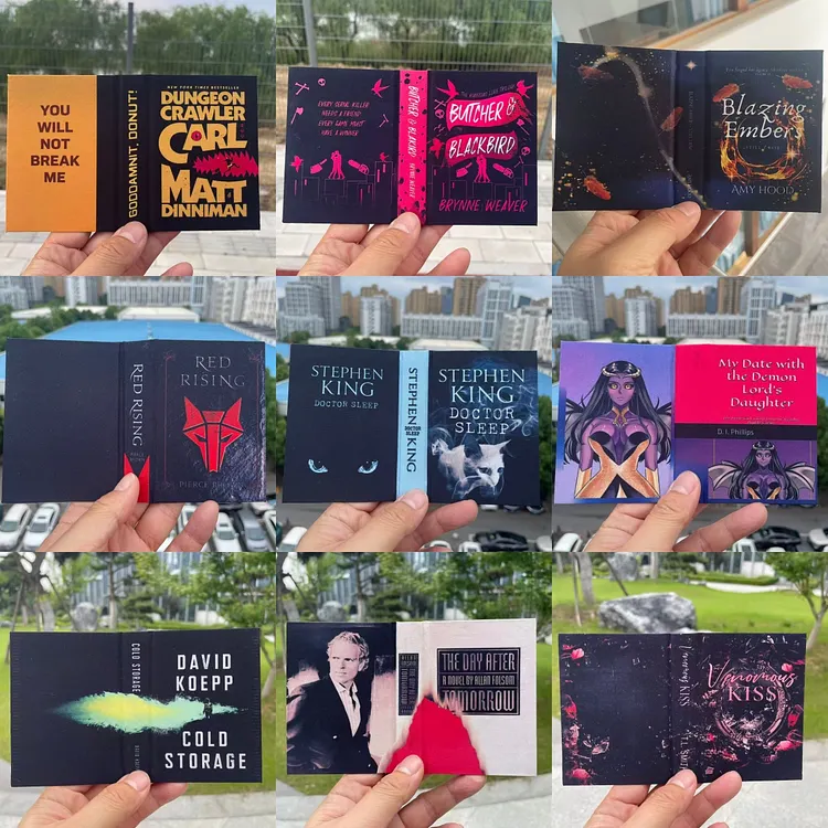 Custom Hardcover Book-Style Wallet &ndash; Upload Your Own Image
