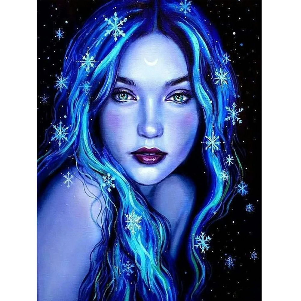 

Personality Girl-Round Drill Diamond Painting-30*40CM, 501 Original