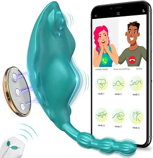 App-Controlled Magnetic Wearable Panty Vibrator with Remote Control