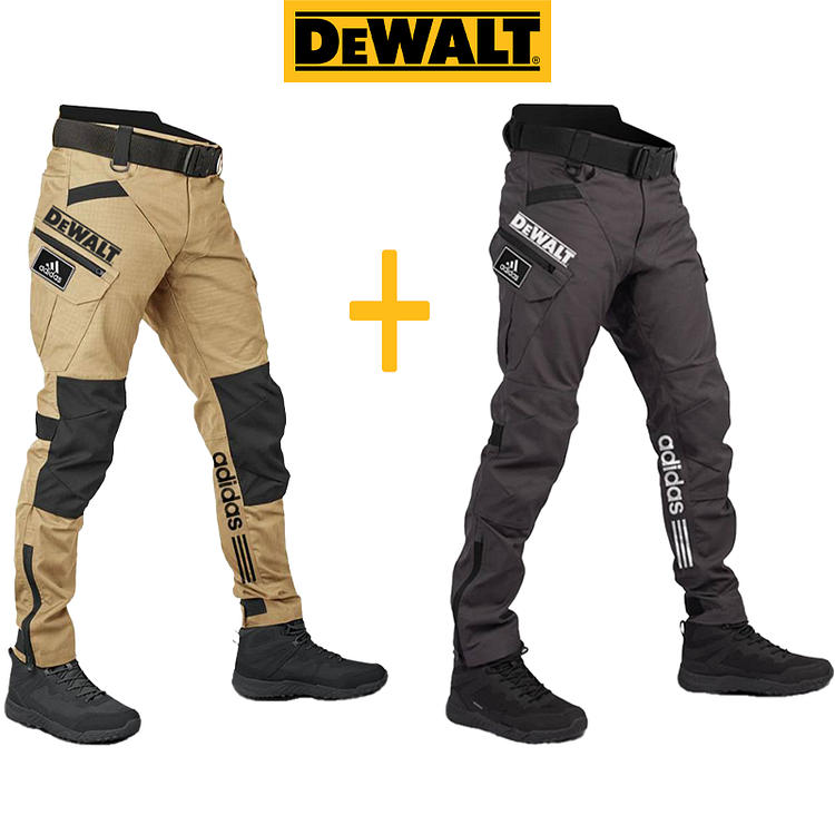 Pánské nepromokavé a větruodolné kalhoty od značek adidas® a DEWALT jsou ideální pro outdoorové aktivity a volný čas.