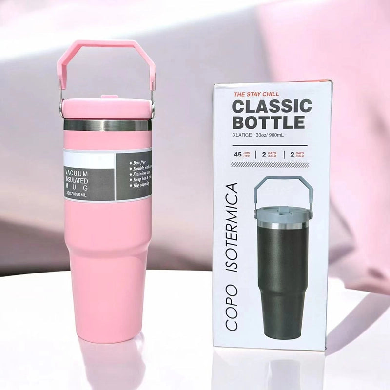 Casual Solid Color 201 Stainless Steel 304 Stainless Steel Thermos Cup 1 Piece