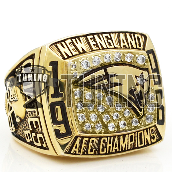 1996 New England Patriots AFC Championship Ring Presented to, Lot #80543