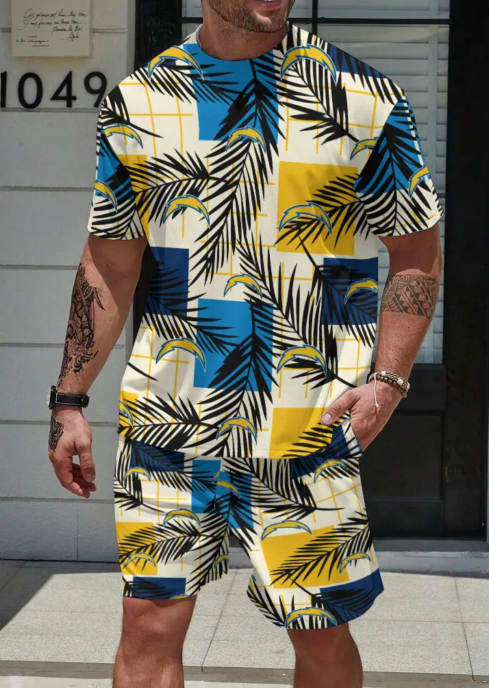 Los Angeles Chargers Limited Edition Top And Shorts Two-Piece Suits