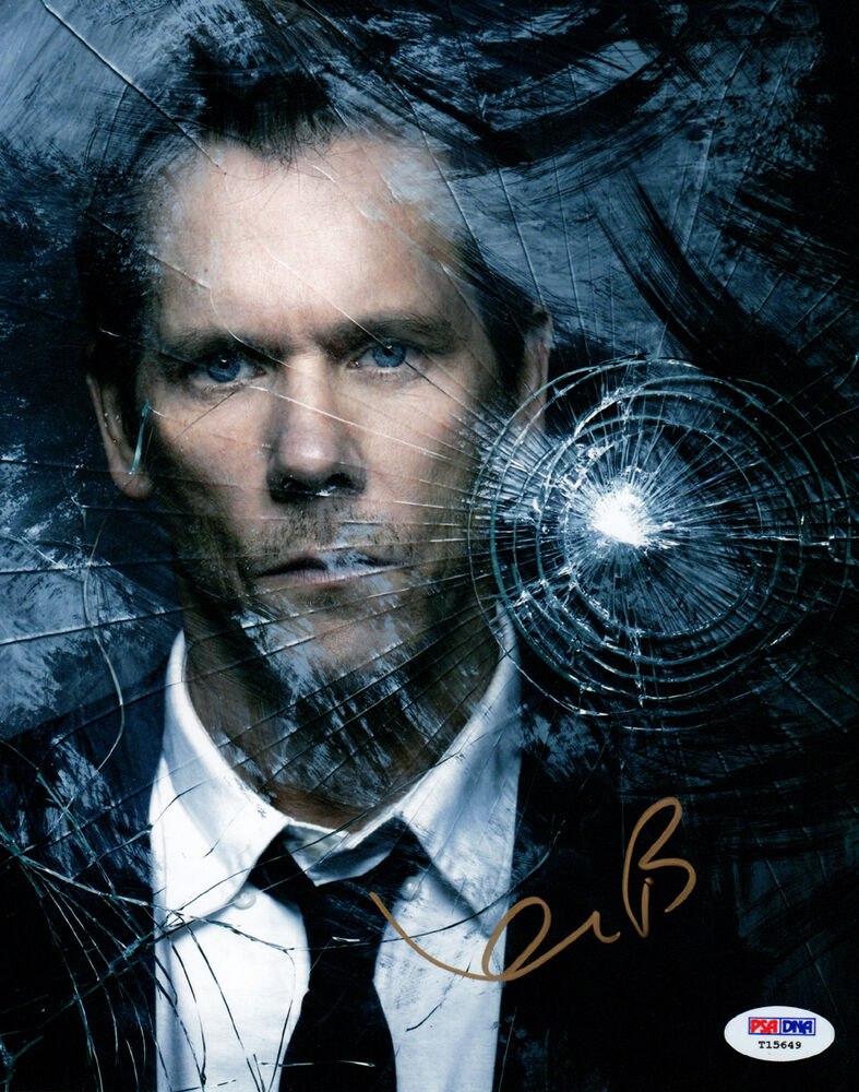 Kevin Bacon SIGNED 8x10 Photo Poster painting Ryan Hardy The Following PSA/DNA AUTOGRAPHED