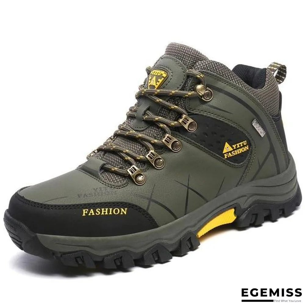 Men Winter Snow Boots Super Warm Men's Boots Waterproof Sneakers Outdoor Male Hiking Boots Work Shoes | EGEMISS