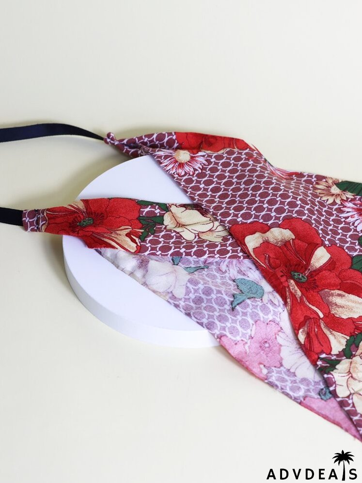 Floral Print Kerchief