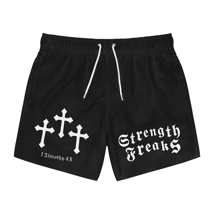 Sopula Strength Freaks Classic Black Mesh Shorts