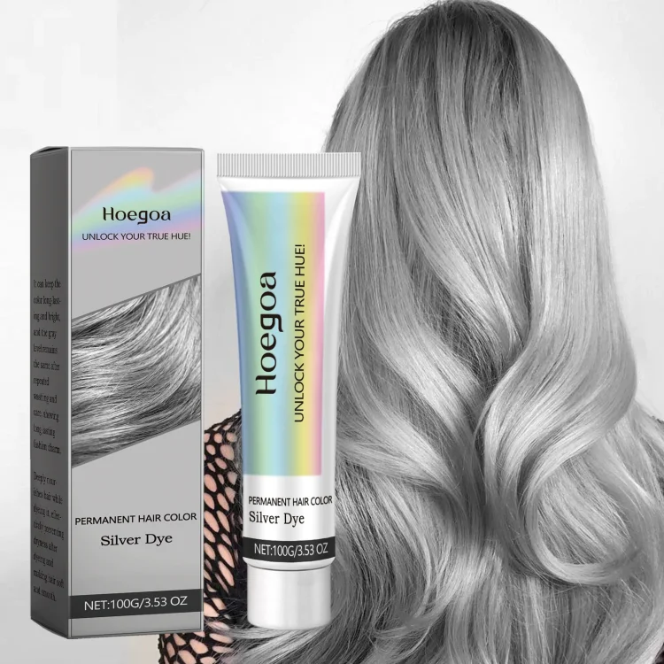 🌹2-in-1 Natural Essence Extract Silver Hair Dye