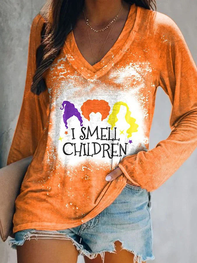 Irregular Tie-Dye Print Long-Sleeve T-Shirt
