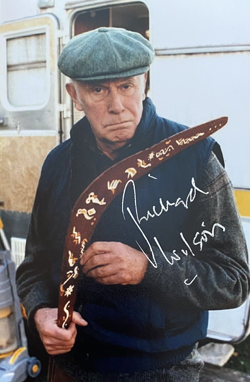 Richard Wilson Genuine Hand Signed One Foot In The Grave 6x4 Photo Poster painting 2