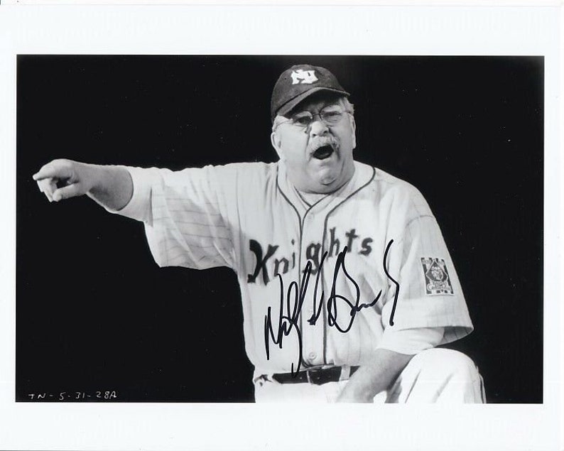 Wilford brimley signed autographed the natural pop fisher Photo Poster painting