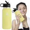 40oz Insulated Cup Mug Straw Lid Stainless Steel Thermos Water Bottle Wide Mouth