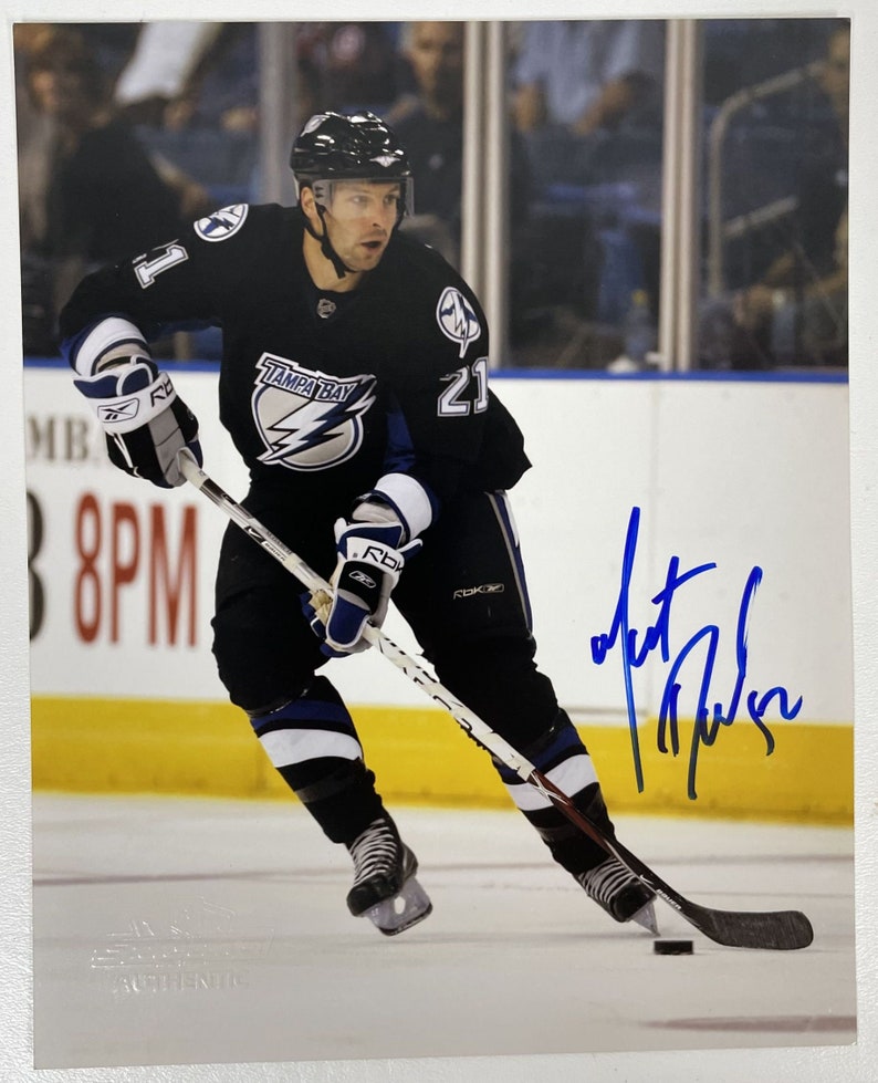 Mathieu Darche Signed Autographed Glossy 8x10 Photo Poster painting Tampa Bay Lightning - COA Matching Holograms