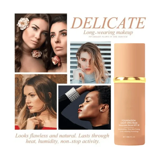 🍃2025 Care Hot Sale 50%🍃Foundation 4 in 1 - Light Spectrum