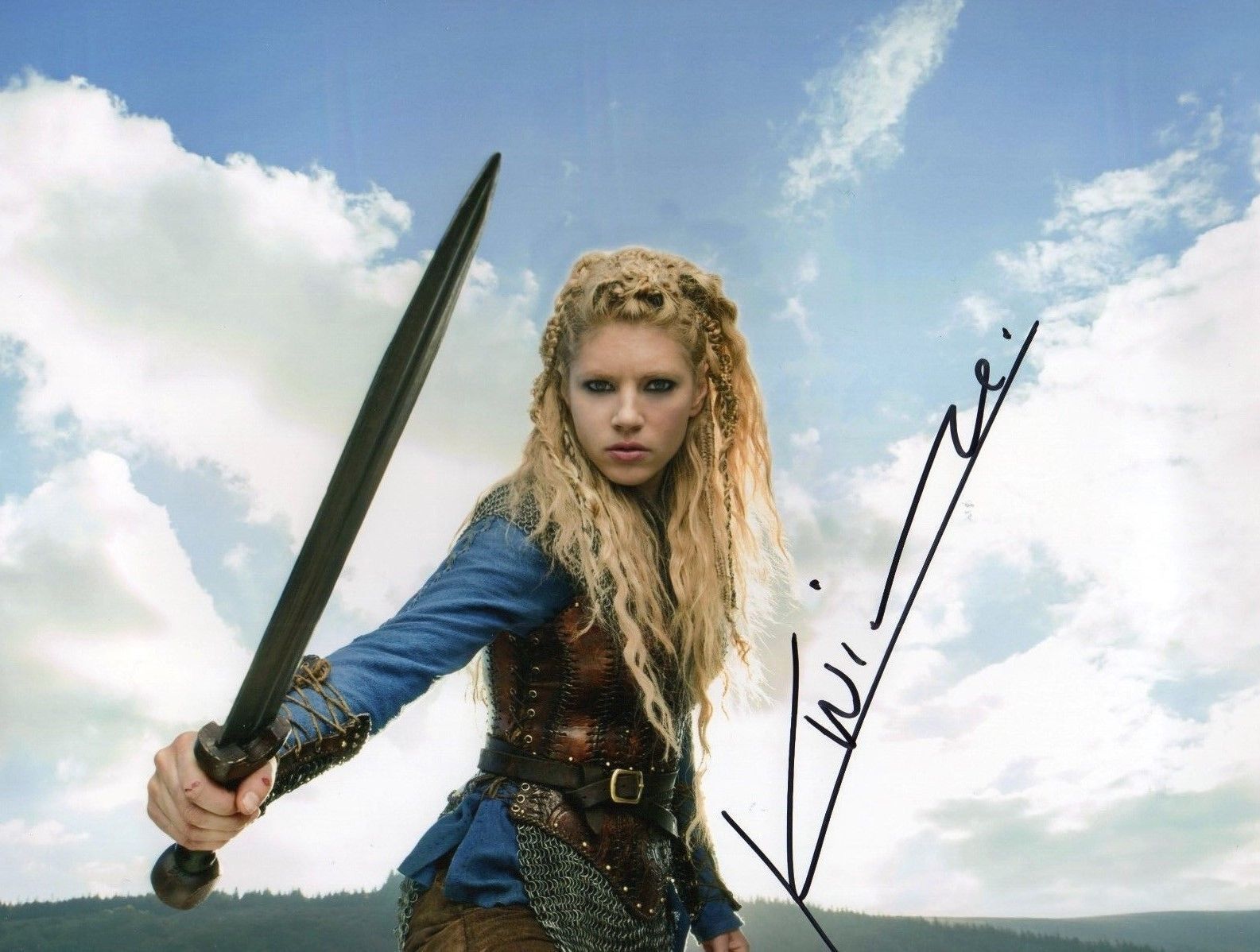 KATHERYN WINNICK - VIKINGS AUTOGRAPHED SIGNED A4 PP POSTER Photo Poster painting PRINT 6