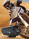 Motorcycle Helmet BT Headset Motorcycle Headphones Compatible with All Helmets