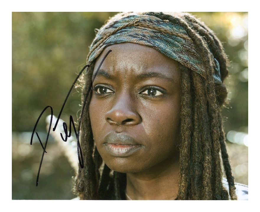 DANAI GURIRA - THE WALKING DEAD AUTOGRAPHED SIGNED A4 PP POSTER Photo Poster painting PRINT 2