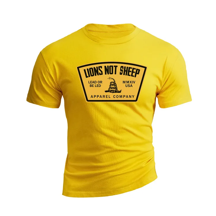 LIONS NOT SHEEP RAGLAN GRAPHIC TEE