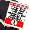 No Trespassing - Vintage Metal Signs - 20*30cm/30*40cm - Warning