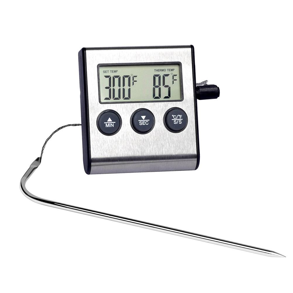 

Digital Oven Thermometer Kitchen Food Cooking Meat Bbq Probe With Timer, 501 Original