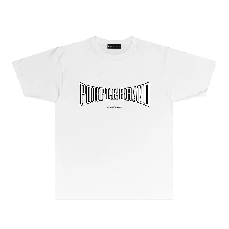 Purple 2023 new fashion T-shirt short sleeves