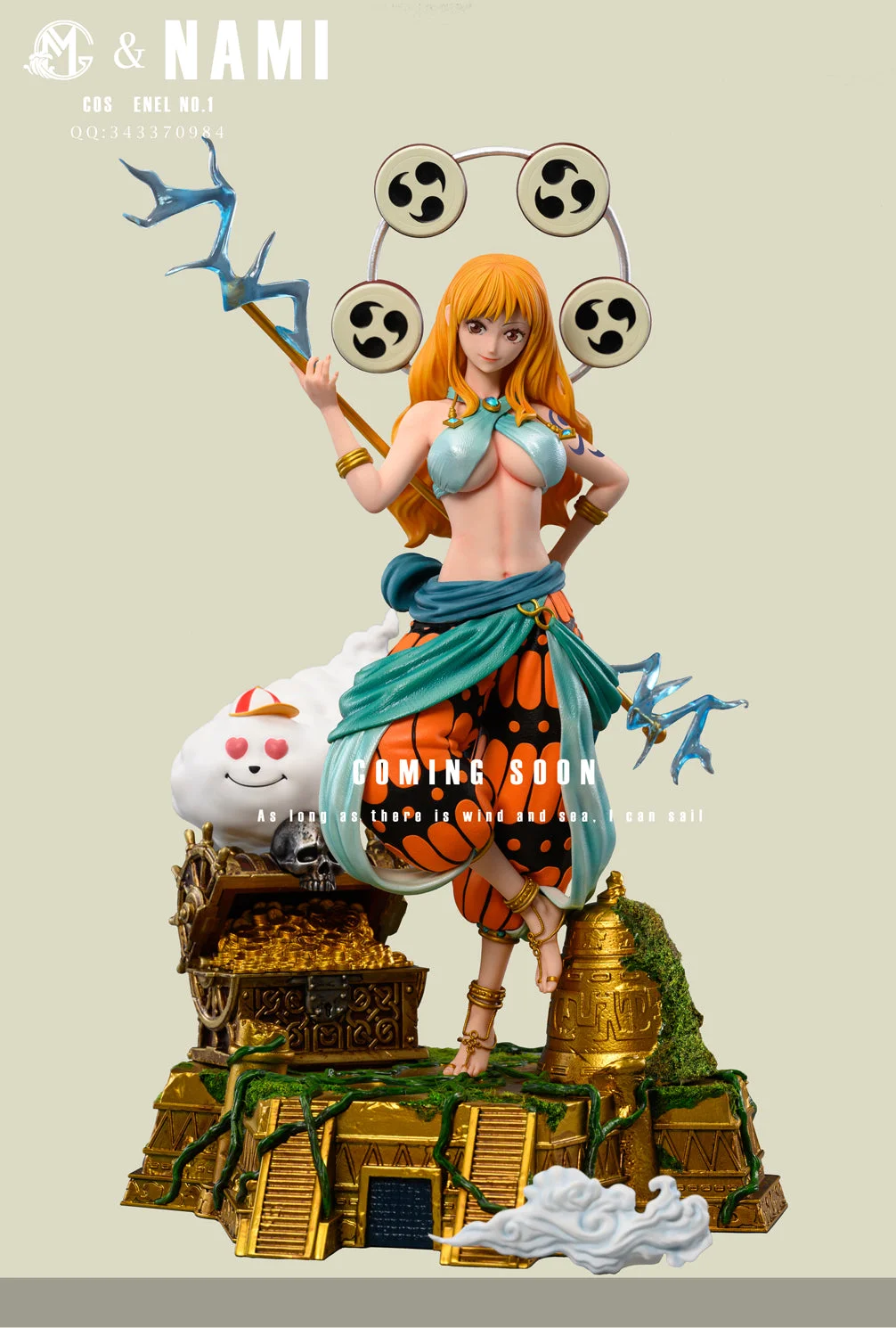Cosplay Series 001 Nami Cosplay Enel - ONE PIECE Resin Statue - GM Studios  [In Stock]