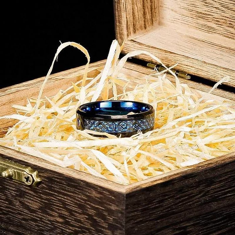 Viking Style Alloy Ring