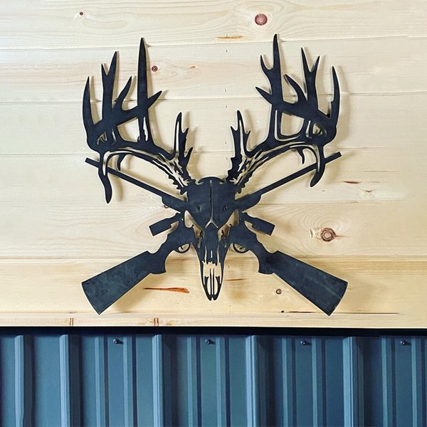  Deer skull metal decoration