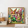 Diamond Painting -DIY Full Round Drill Easter Flower Bunny