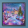 Christmas House - Crystal Rhinestone Diamond Painting