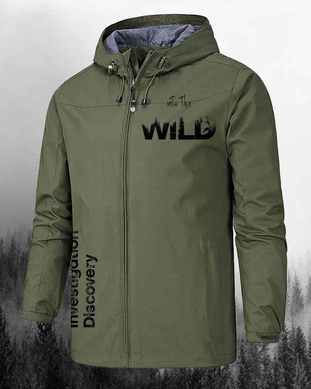 Suitmens Men's Investigation Discovery Wild Life Waterproof Windproof Jacket 0027