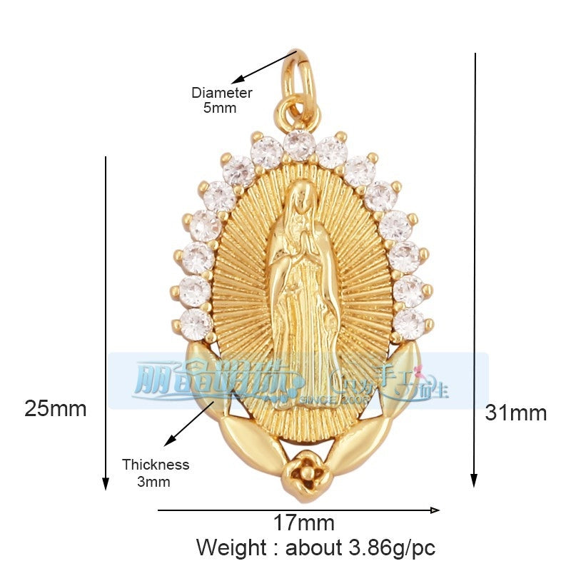 1 Piece 17*24mm 20 * 23mm Copper Human Pendant Jewelry Accessories