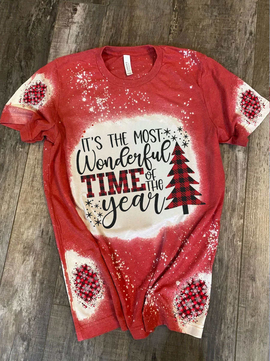 It's The Most Wonderful Time Of The Year Tie Dye T-shirt