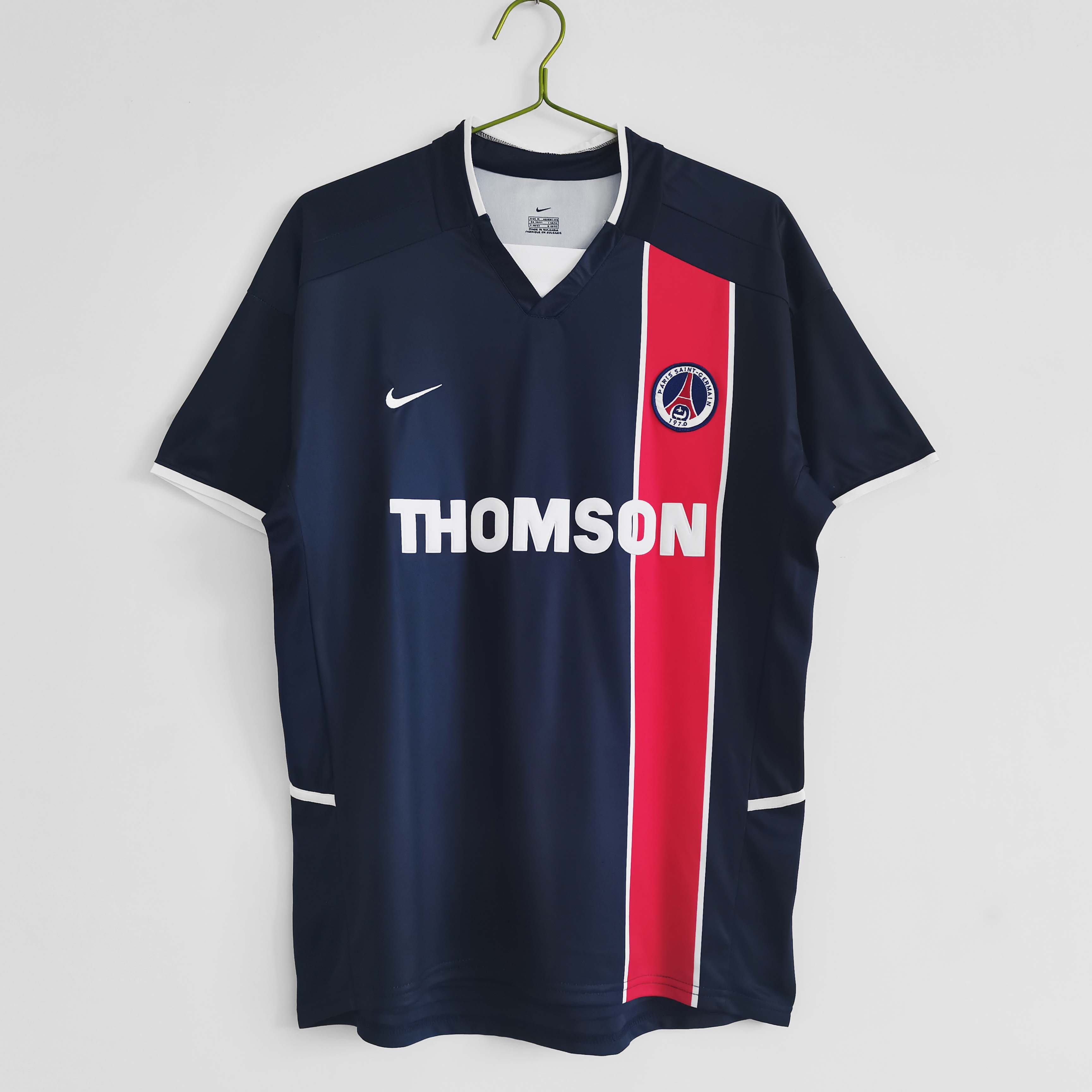 2002-2003 Retro PSG Paris Saint-Germain Home Football Shirt 1:1 Thai Quality- Maxi Kit