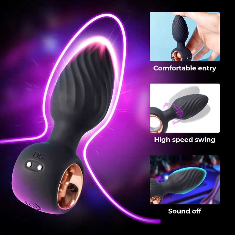 Vibrating Swing Anal Plug Prostate Vestibular Vibrator