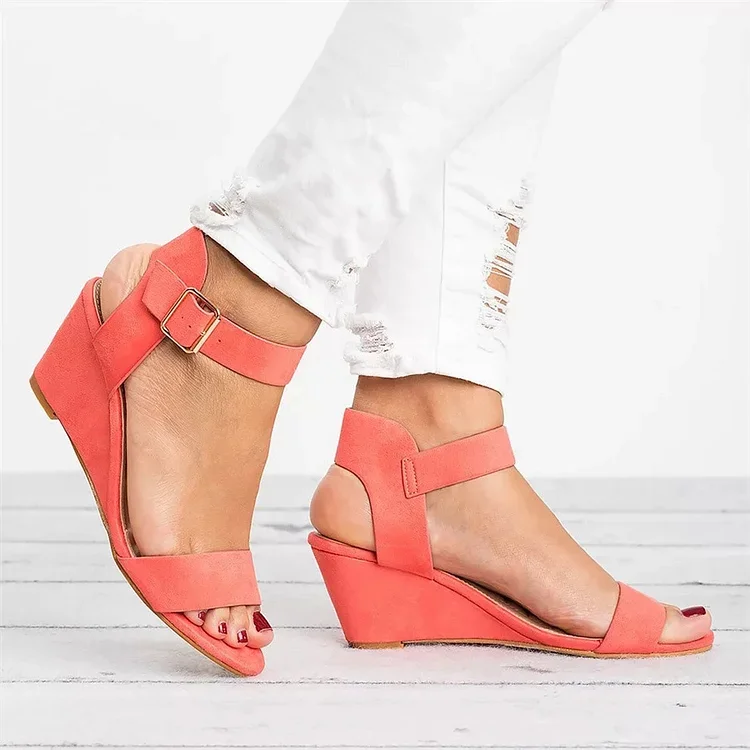 (👍Last Day Promotion 75% OFF) Women's Comfortable Orthopedic Wedge Open Toe Sandals