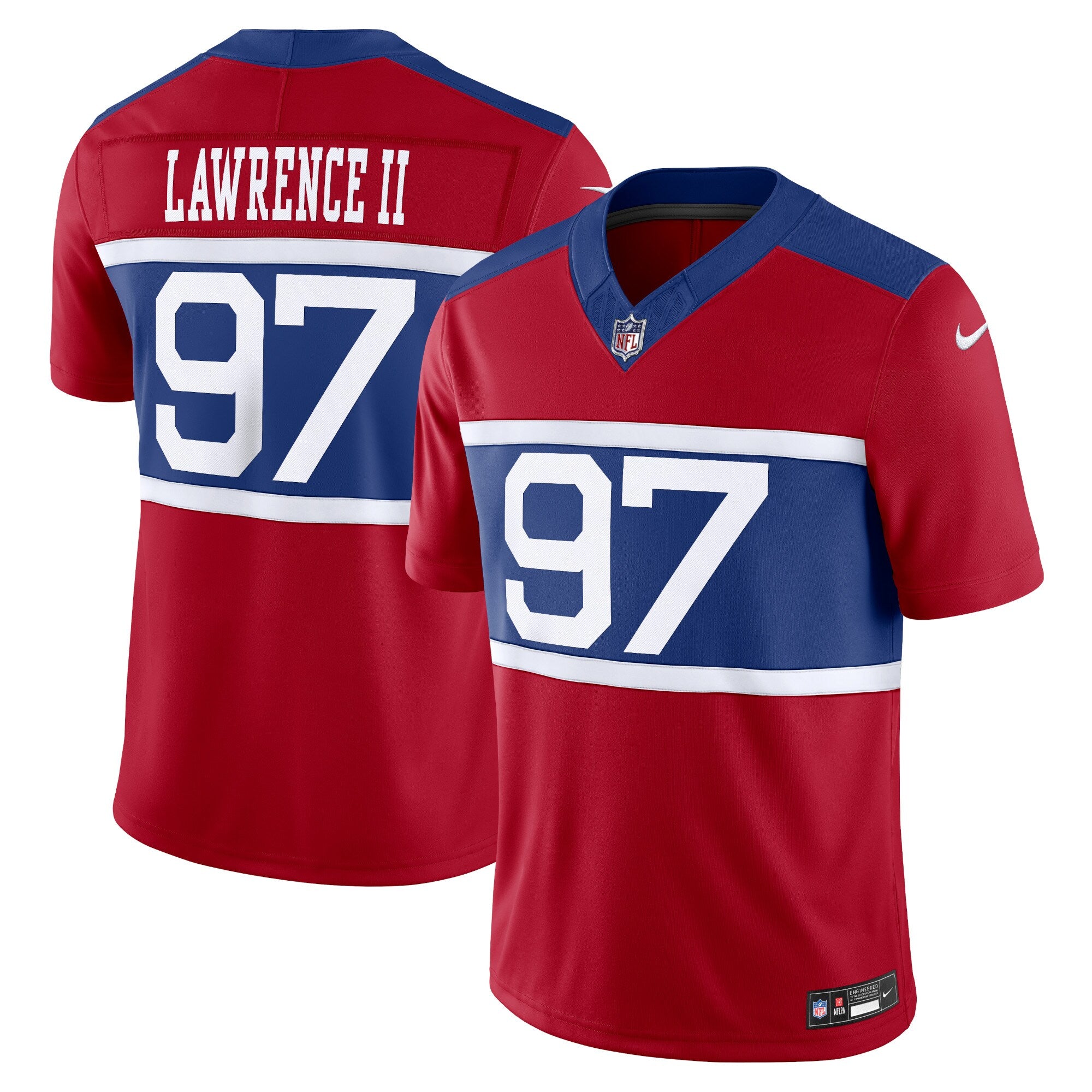 Dexter Lawrence II New York Giants Nike Alternate Vapor F.U.S.E. Limited Jersey - Century Red mysite