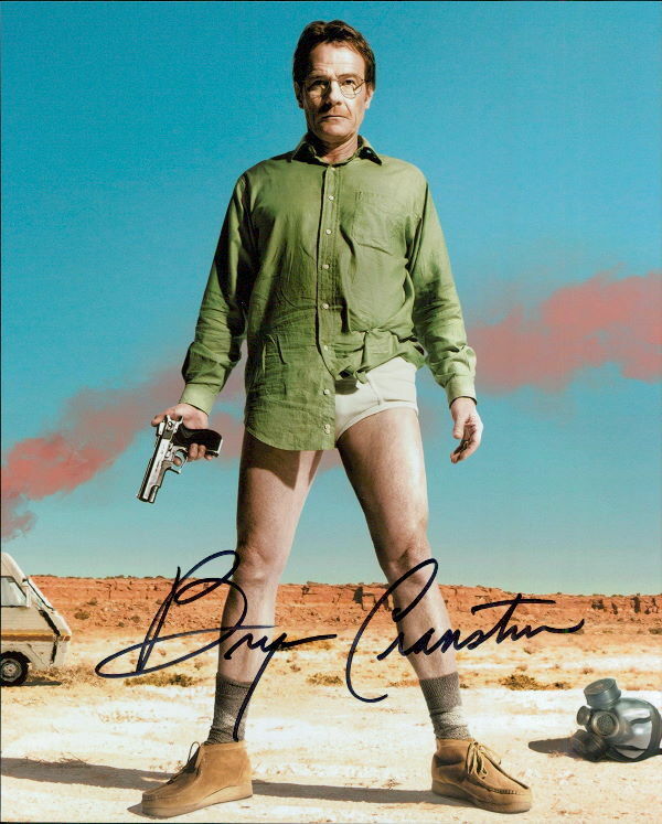 Bryan Cranston (Breaking Bad) signed 8x10 Photo Poster painting in-person