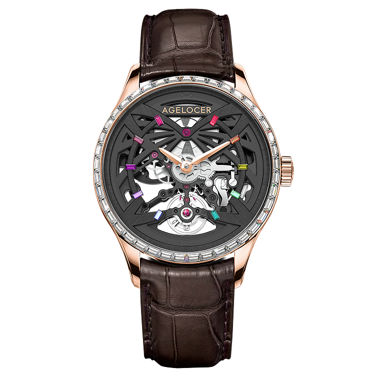 Schwarzwald  Animal Series Men's Automatic Mechanical Watch - Zircon Edition