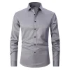 Fashionable casual solid color shirt
